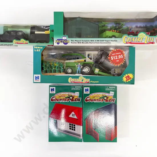 Newray Five Boxed Country Life Models