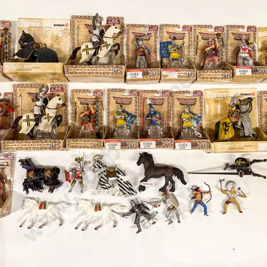 Good Quantity of Warriors Of The World Packeted Soldiers & Knights