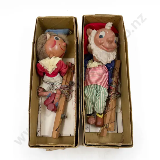 Two Boxed Pelham Puppets Noddy and Big Ears