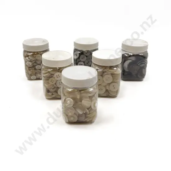 Quantity Black & White Shell Buttons