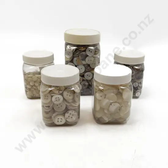 Quantity Black & White Shell Buttons