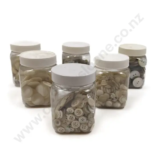 Quantity Black & White Shell Buttons