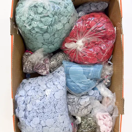 Carton Quantity of  Yoyo Quilt Rosettes