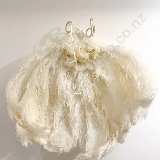 Vintage Ostrich Feather Show Girl Headress