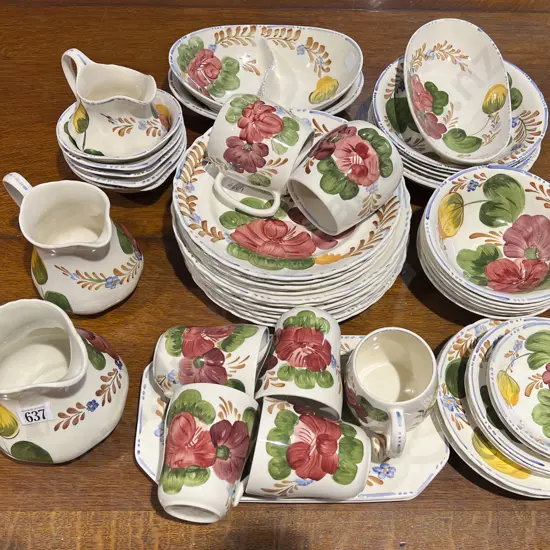 Qty of Belle Fiore Dinnerware