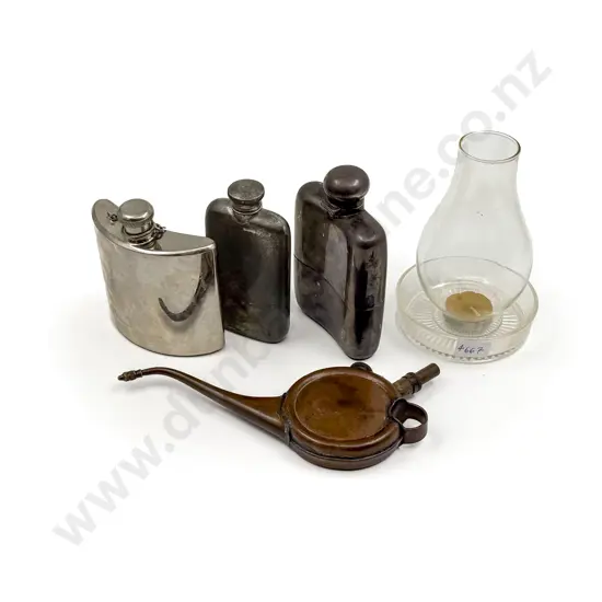 S/S Hip Flask/Cup Together with Assorted