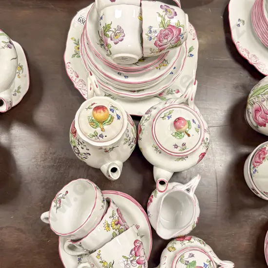 Assorted Copeland Spode "Luneville" Tea Ware