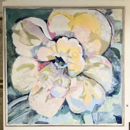 Unknown artist - Floral Study - Oil on Board