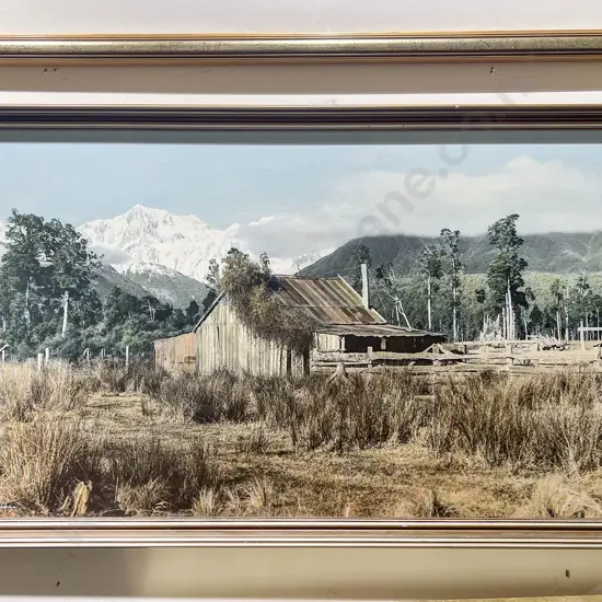 Whites Aviation - Pioneer Cottage - Hand Coloured Photograph