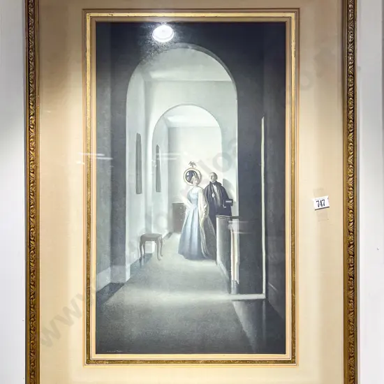 L Campbell Taylor - The Corridor - Vintage Print
