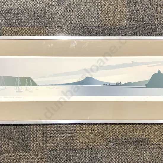 Malcolm Warr - Rangitoto from Bucklands Beach - Screenprint 115/145