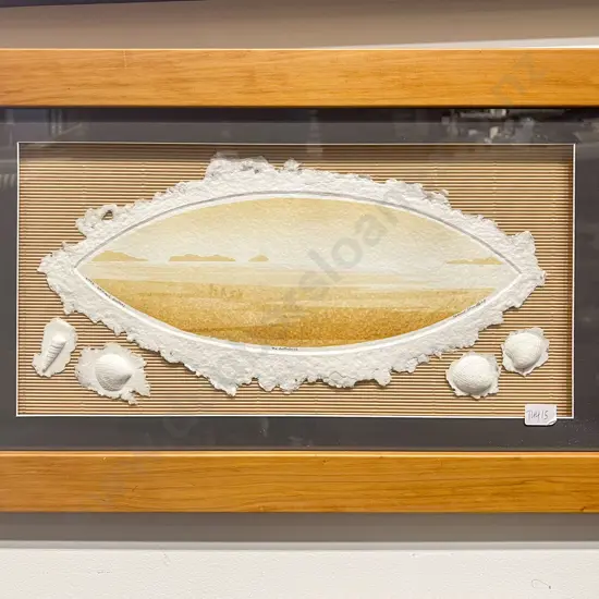 Graeme Stradling - Ruby Bay - Mixed Media on Cotton Paper