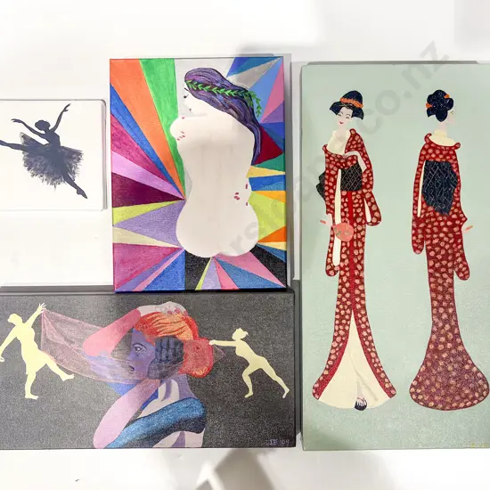 Four Dawn Ellen Oil on Canvas Works