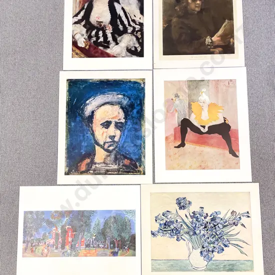 Six VIntage Reproduction Old Master Prints