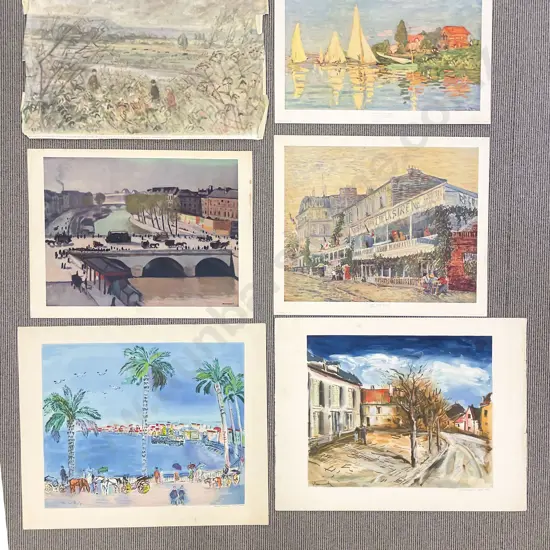 Six Assorted Vintage Old Master Prints (a/f)