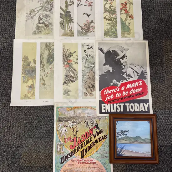 Small Quantity of Assorted Asian Prints & Repro Posters etc
