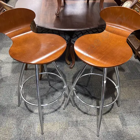 Pair Of Modern Bar Stools