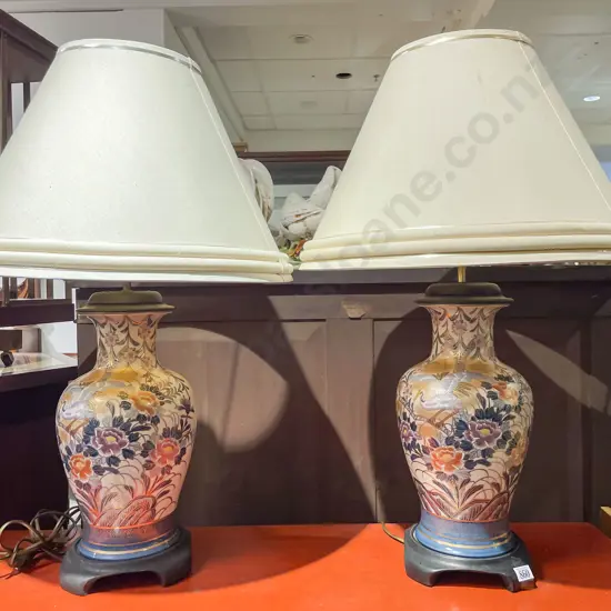Pair Vase Form Lamps