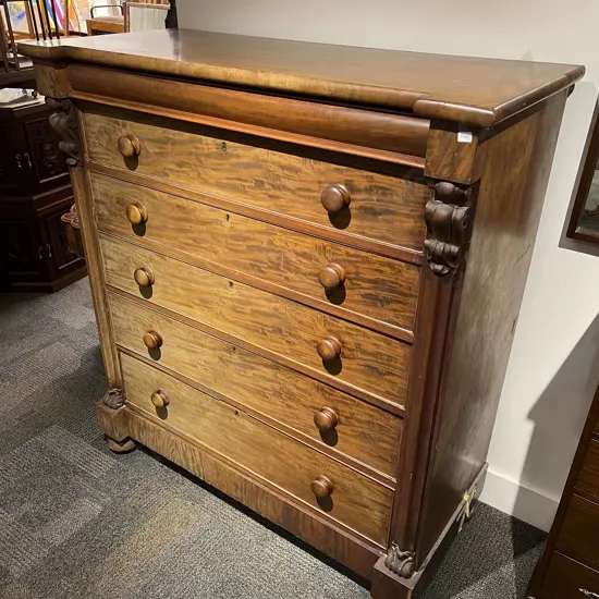 Early Vict. Mahogany Chest of Drawers