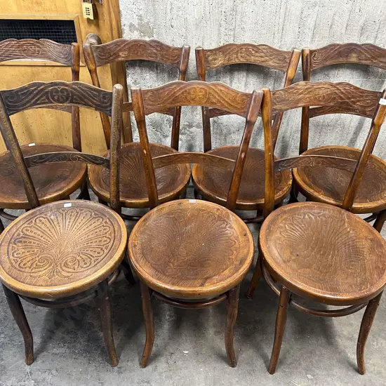Seven Bentwood Chairs