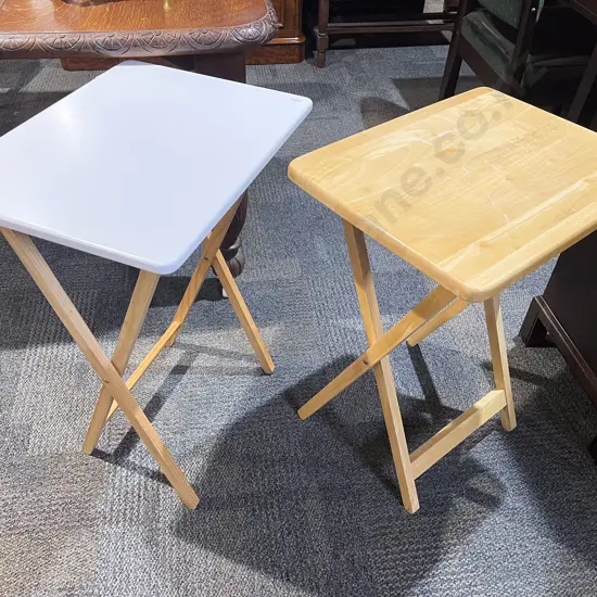 Two Folding Picnic Tables