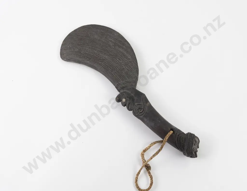 C20th Wahaika (Carved Wood hand Club) Image 1++