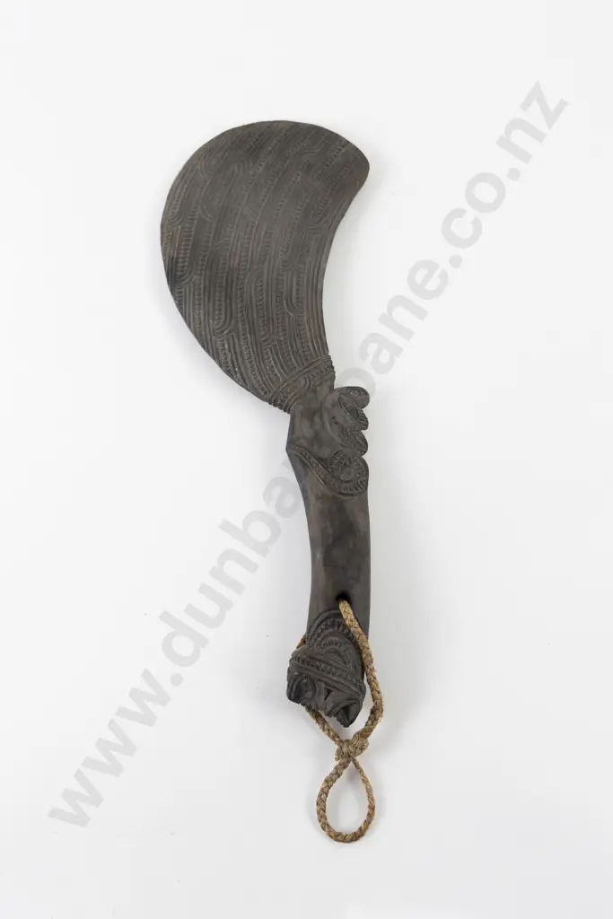 C20th Wahaika (Carved Wood hand Club) Image 1++