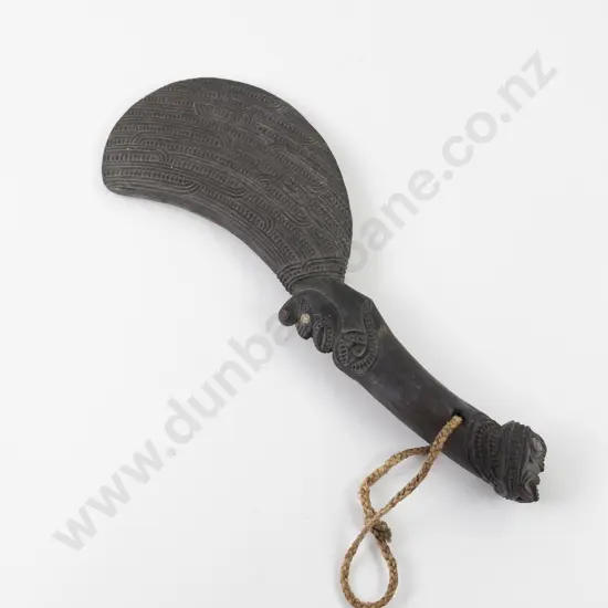 C20th Wahaika (Carved Wood hand Club)