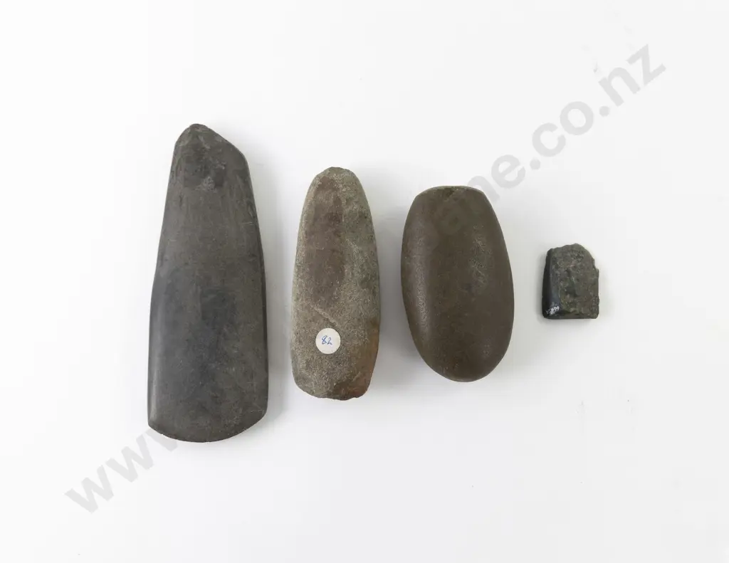 Two Toki - Grinding Stone - Nephrite Toki Pounamu Flake Image 1++