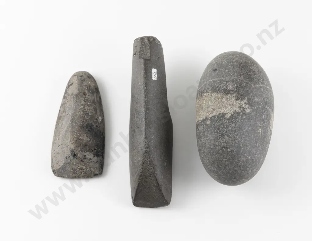 Cook Islands Stone Chisel - Adze & Part Worked Sinker (3) Image 1++