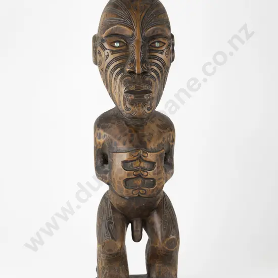 Pou Whakairo (freestanding carved figure)