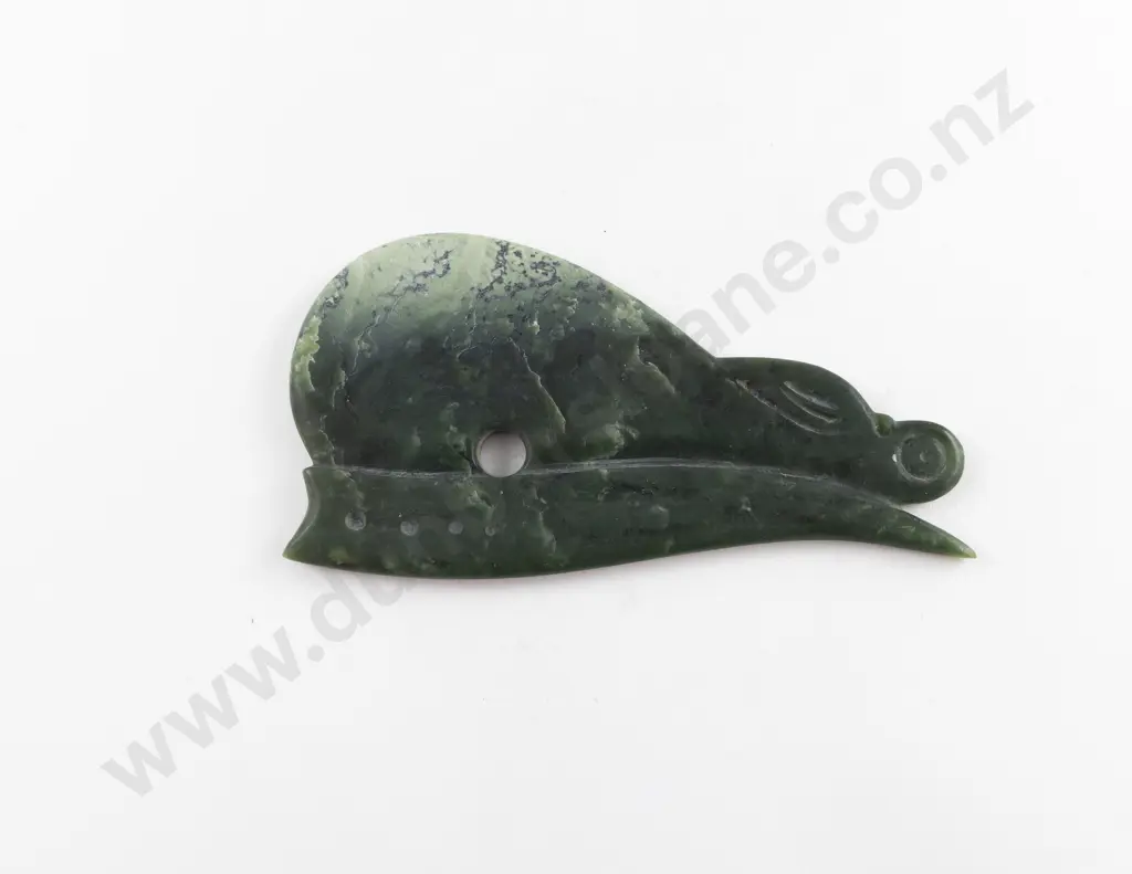 Modern Greenstone Manaia Form Pendant Image 1++
