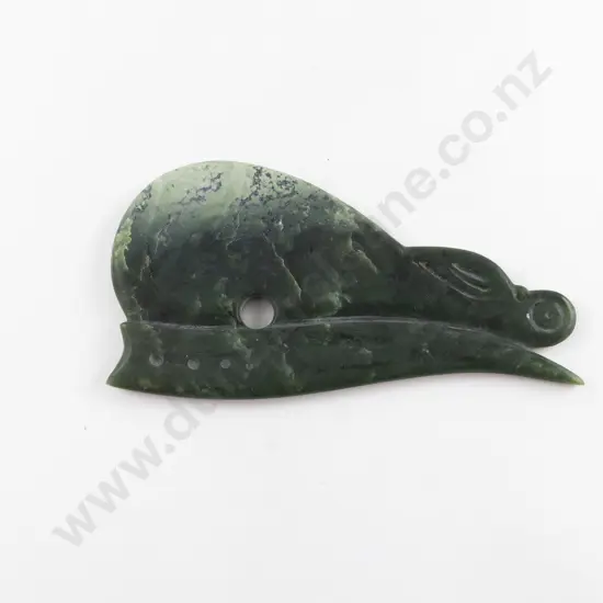 Modern Greenstone Manaia Form Pendant