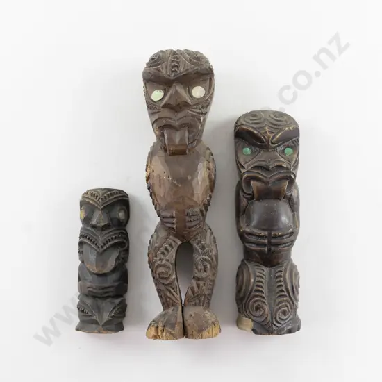 Three Contemporary Wooden Figures
