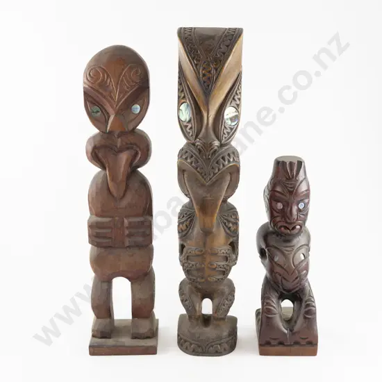 Three Modern Wooden Carvings
