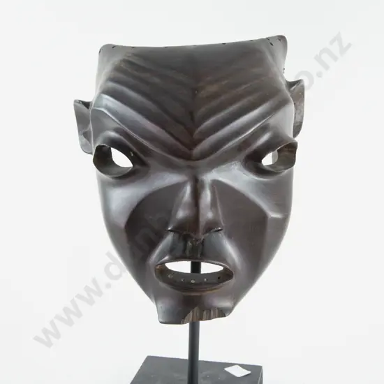 Bapende Ethnic Group of the Congo Carved Hardwood Mask