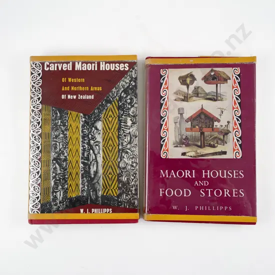 2 Books On Maori Houses