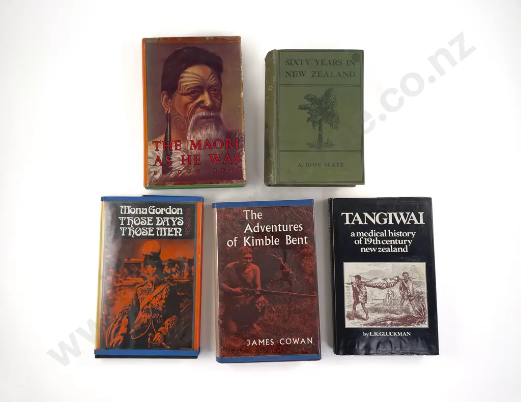 5 NZ & Maori Historical Volumes Image 1++