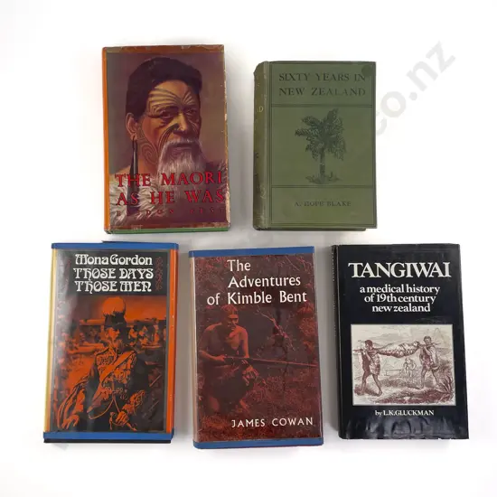 5 NZ & Maori Historical Volumes