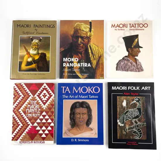 6 Maori Books On Arts & Moko