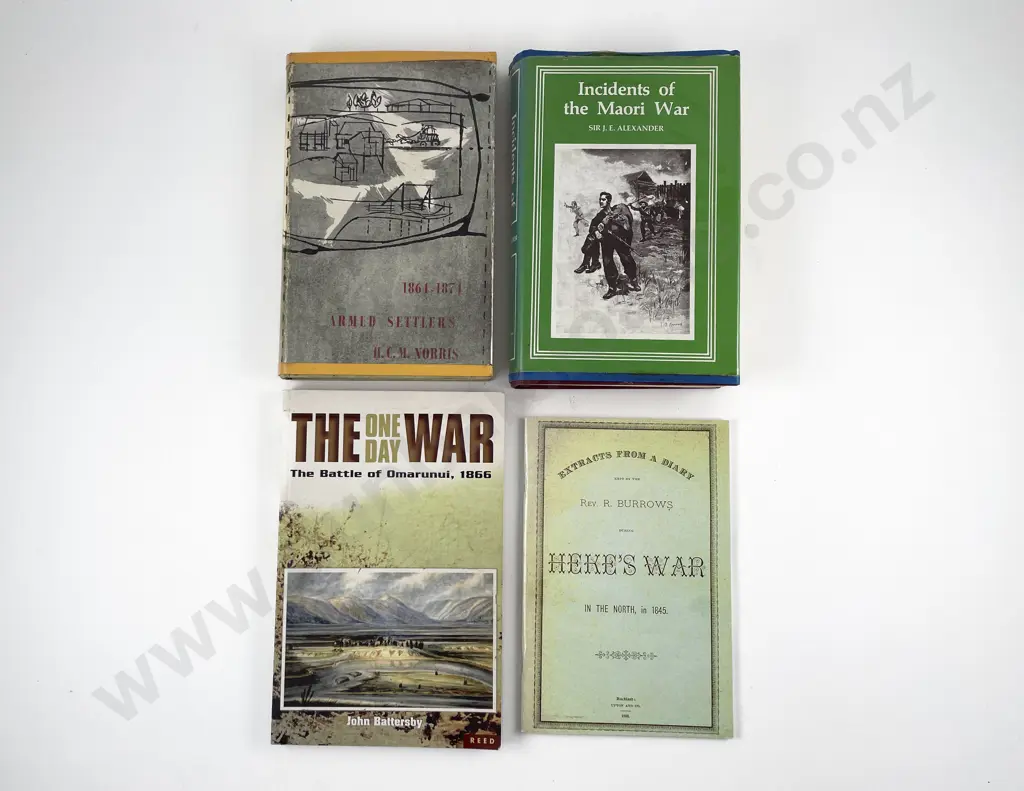 4 Volumes On The Maori Wars Image 1++