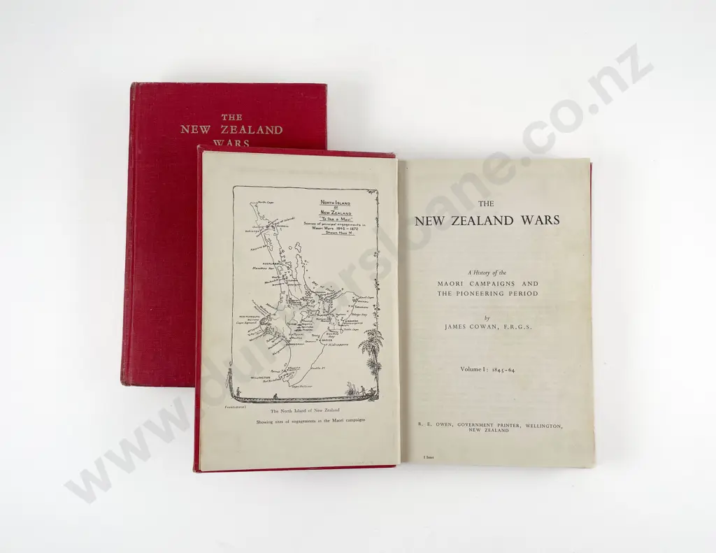 Cowan James - The New Zealand Wars (2 Volumes) Image 1++