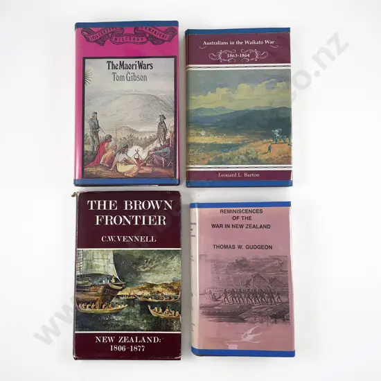 4 Volumes On The New Zealand/Maori Wars