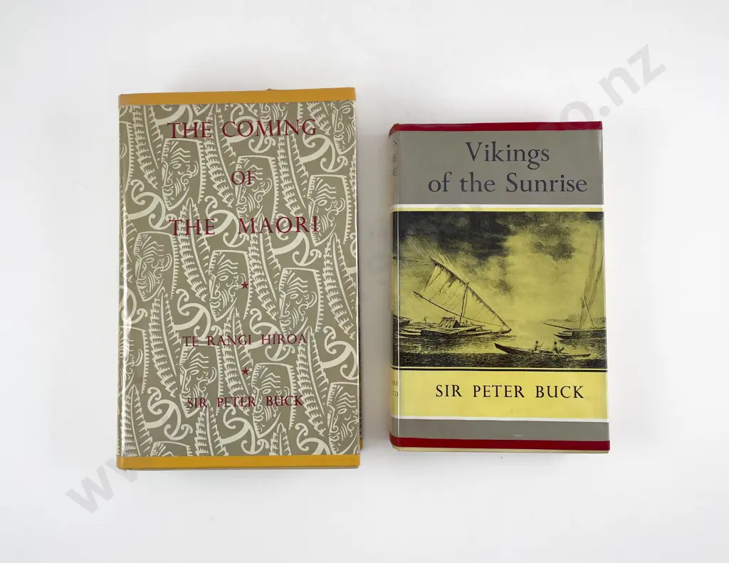 2 Volumes by Te Rangi Hiroa (Sir Peter Buck) Image 1++