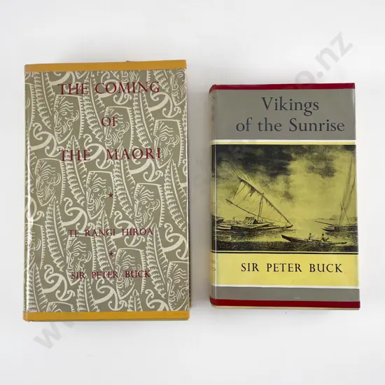 2 Volumes by Te Rangi Hiroa (Sir Peter Buck)