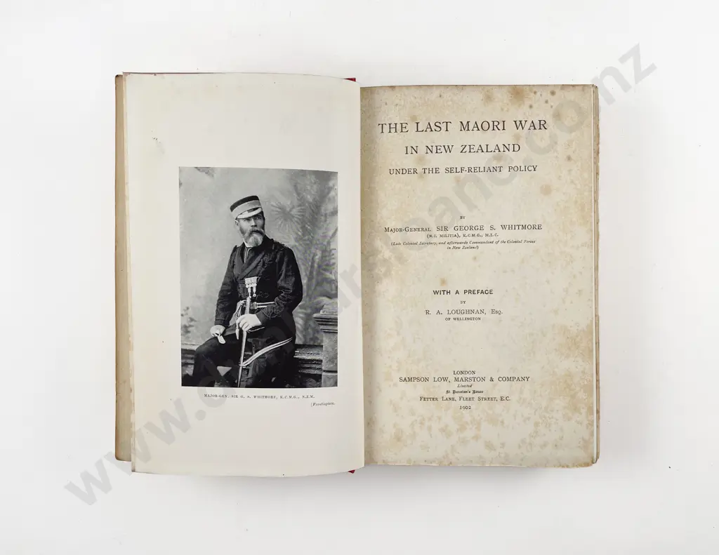 Whitmore Major-General Sir George S - The Last Maori War In New Zealand Image 1++