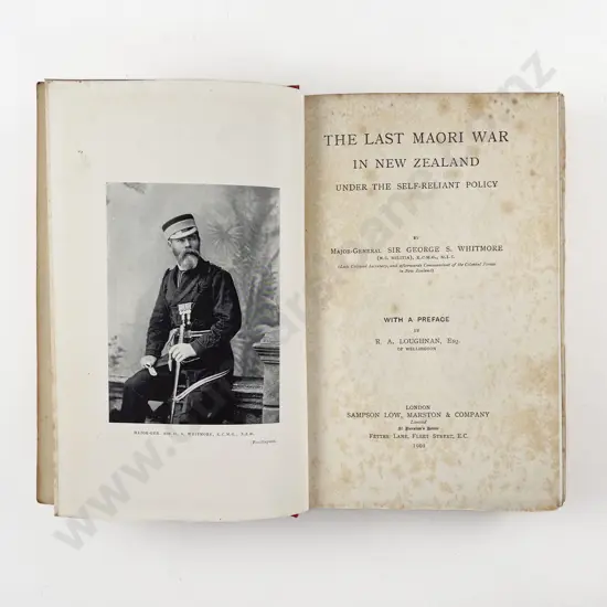 Whitmore Major-General Sir George S - The Last Maori War In New Zealand