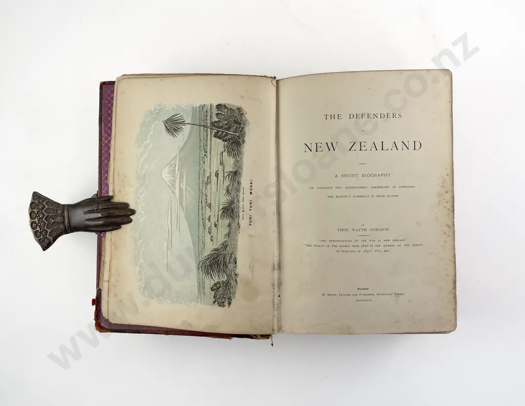 Gudgeon Thomas Wayth - The Defenders of New Zealand Image 1++