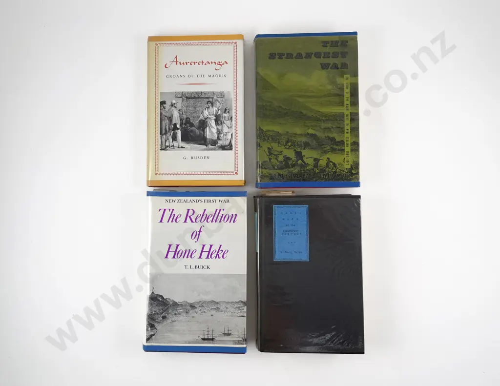 4 Books On The Maori Wars Image 1++