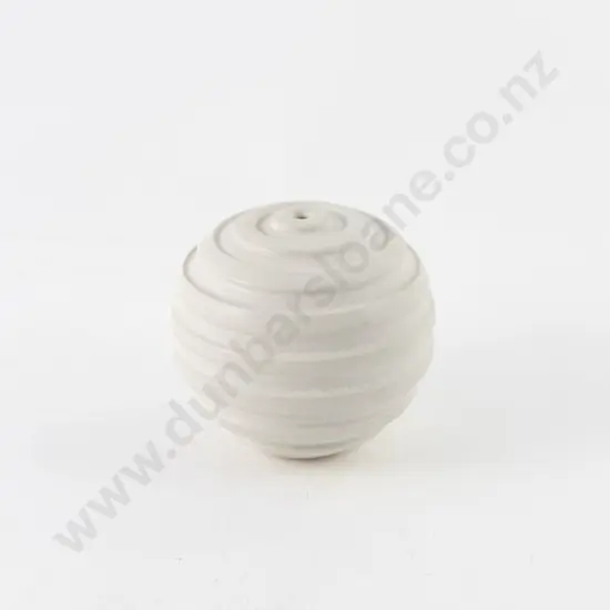 John Parker White Ware Ovoid Vase